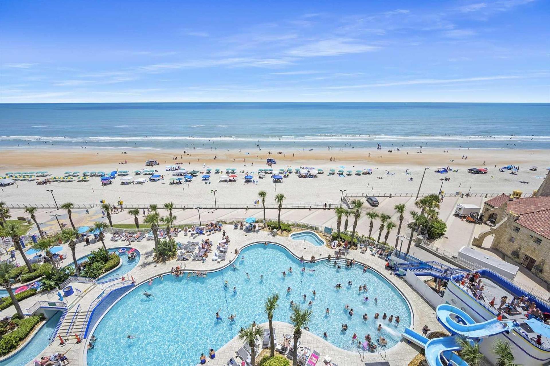 Luxury 11Th Floor 1 Bedroom Condo Direct Oceanfront Wyndham Ocean Walk Resort Daytona Beach | 1105 Eksteriør billede