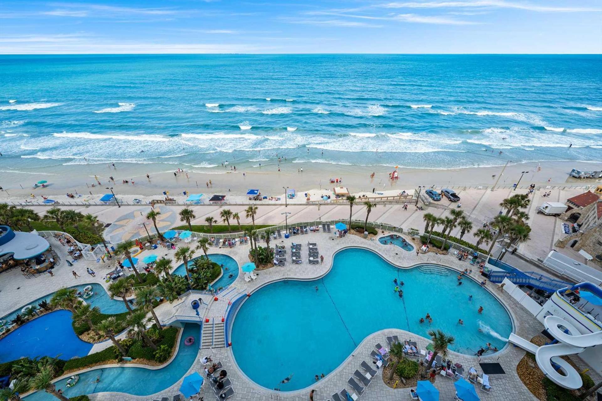 Luxury 11Th Floor 1 Bedroom Condo Direct Oceanfront Wyndham Ocean Walk Resort Daytona Beach | 1105 Eksteriør billede